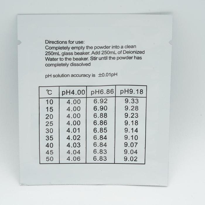 PH BUFFER 9.18 25 DEGREE CELCIUS POWDER FOR PH TEST METER MEASURE CALIBRATION PH BUFFER 9.18 25 C