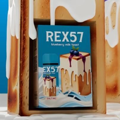 REX57 BLUEBERRY MILK TOAST 30ML 30MG SALT NIC