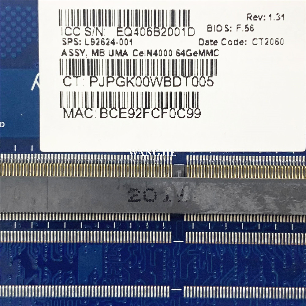 L92624-601 L92624-001 For Hp Tpn-I131 14-Ck 240 G7 Laptop Motherboard