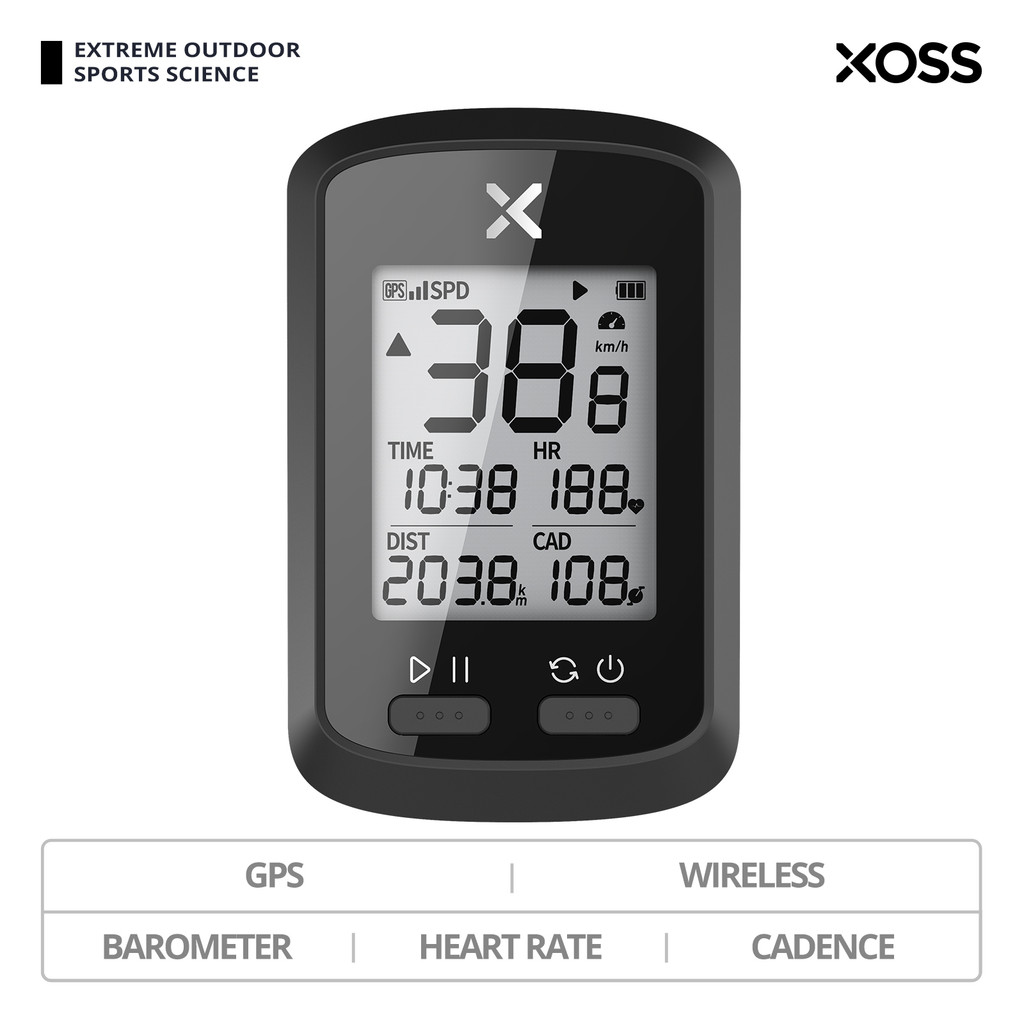 XOSS G/G Plus GPS Bike Computer Wireless Waterproof Cycling Speedometer ANT+ Bicycle Computer Road