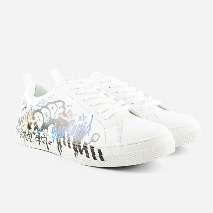 Jackson Dope 1Ja - Sepatu Sneakers White Canvas