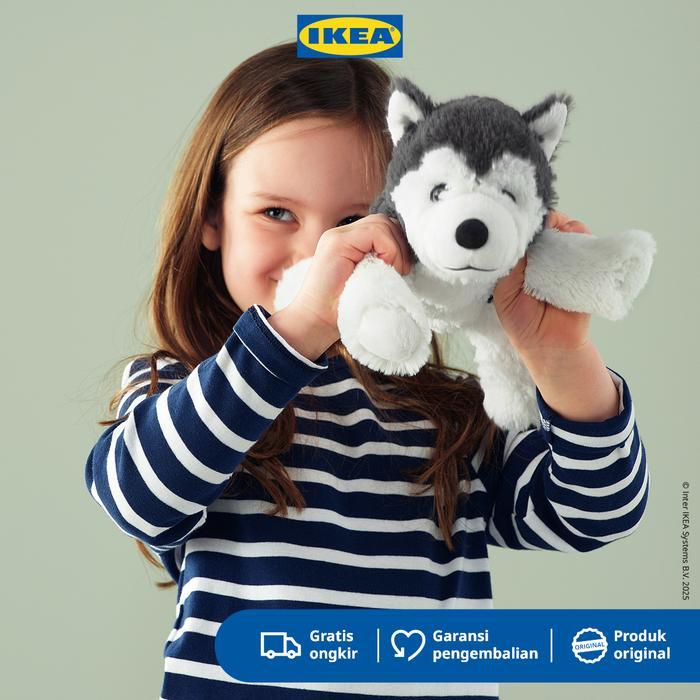 IKEA LIVLIG Boneka Anjing Bahan Poliester 26cm