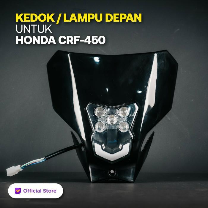 Kedok Lampu Led / Headlamp Honda CRF 450