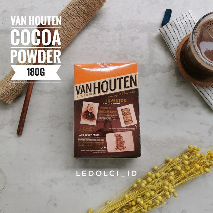 BakeID- Van Houten Coklat Bubuk Cocoa Powder Van Houten 180 Gram