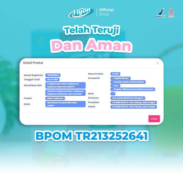 Ready Susu Flyon Penggemuk Badan Rasa Original Bpom Best Seller