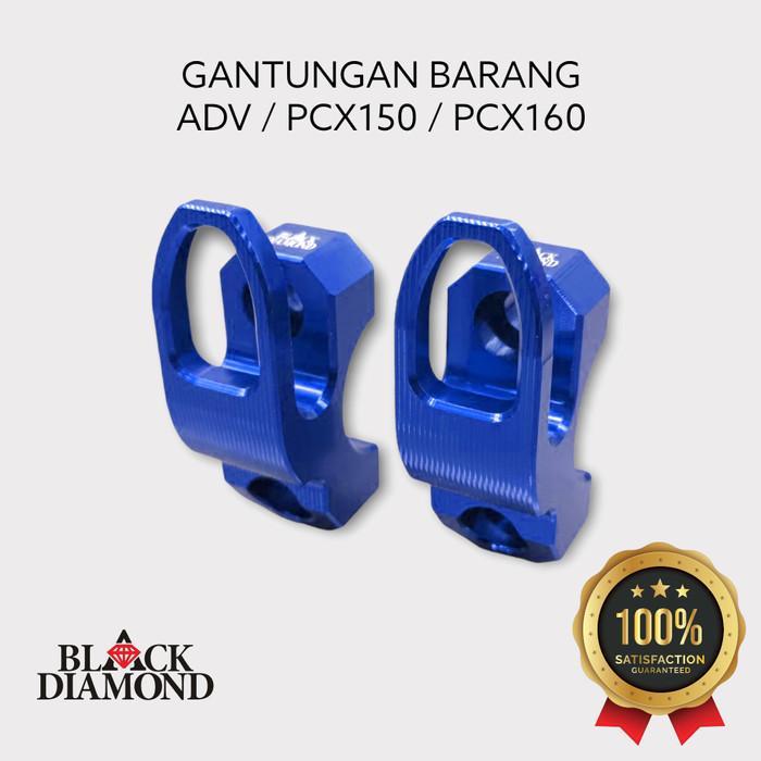 Black Diamond- Gantungan Hook Barang Stang Bawah Spion Pcx Adv 150 160