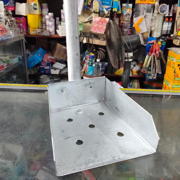 skop sampah got galvalum tebal/cikrak parit serokan alat bersih got
