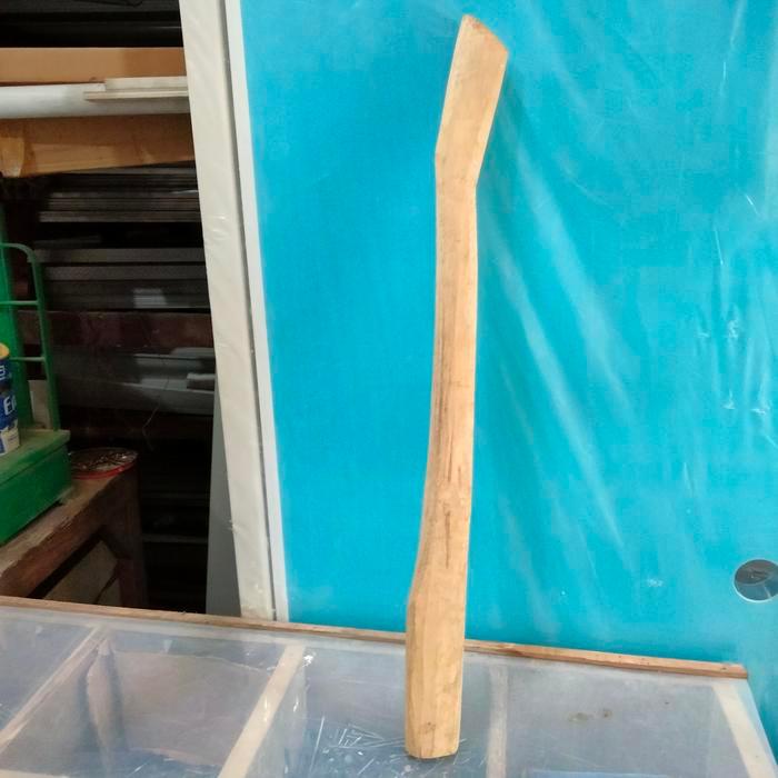 pegangan cangkul/doran pacul/gagang pacul kayu jati
