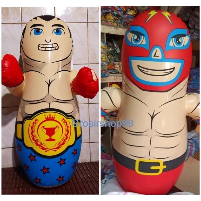 kpzzfv- Boxing / Boneka Samsax Tinju Lokal Badut, Spongebob, Patrick Sni