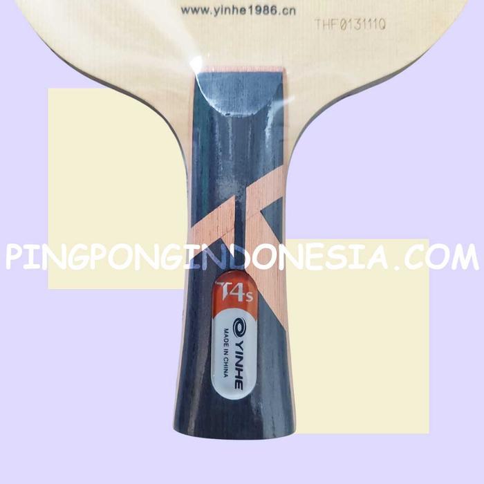 Yinhe T4S - Kayu Blade Carbon Pingpong T-4S T4-S Bat Bet Tenis Meja