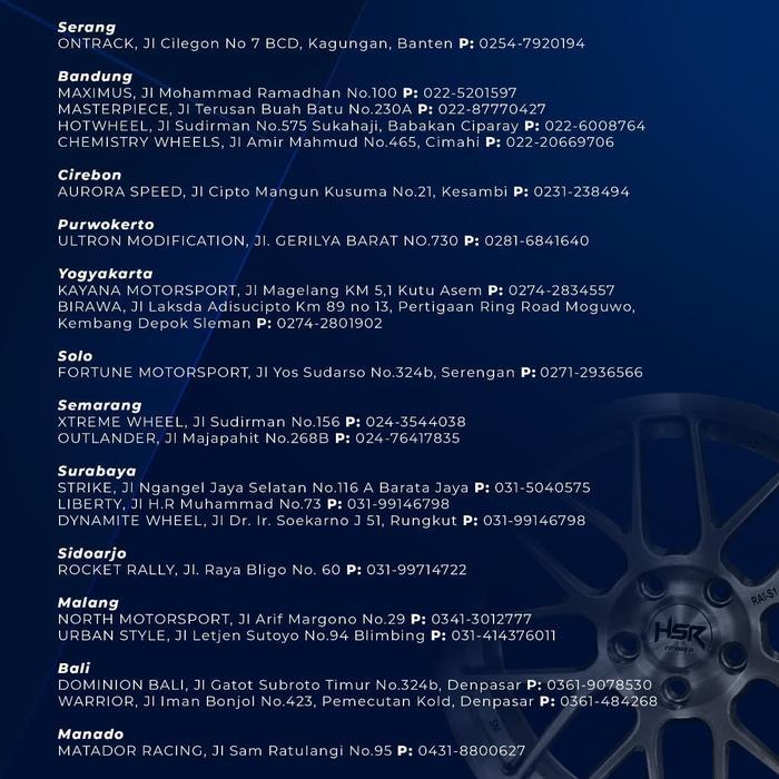 Velg Mobil Ring 20 HSR RADAK H895 - PCD H6X139,7 ET10 SMB