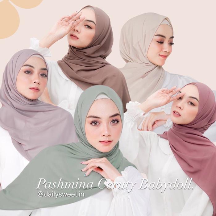 dowg- Pashmina Ceruti Babydoll Premium/JilbabPasmina Ceruti