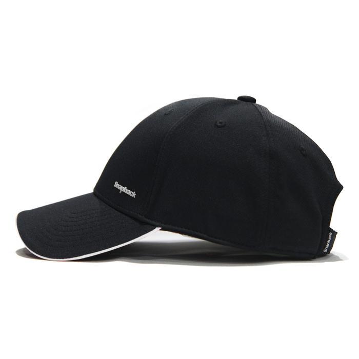 Snapback Topi Baseball Topi Golf Sport Style Black Polos List Putih