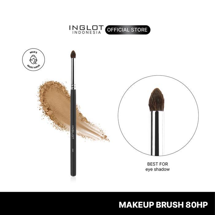 INGLOT Makeup Brush 80HP - Brush Eyeshadow, Crease & Smoky Eyes