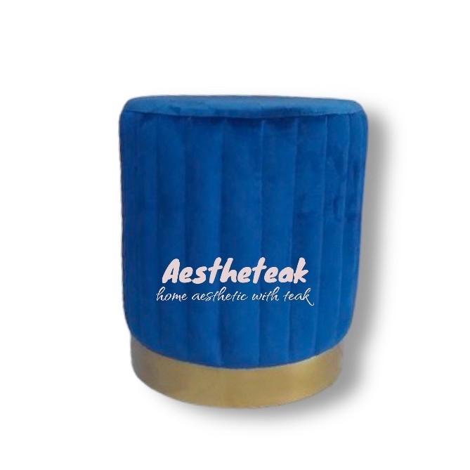 Kursi Stool Bulat / Sofa Bench Bundar Meja Rias Original