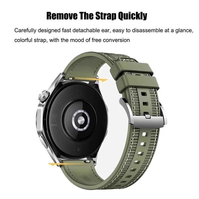 wpoy0- 22Mm Strap Quick Release For Smartwatch Samsung Gear S3 S4 Tali Jam Tangan Smartwatch