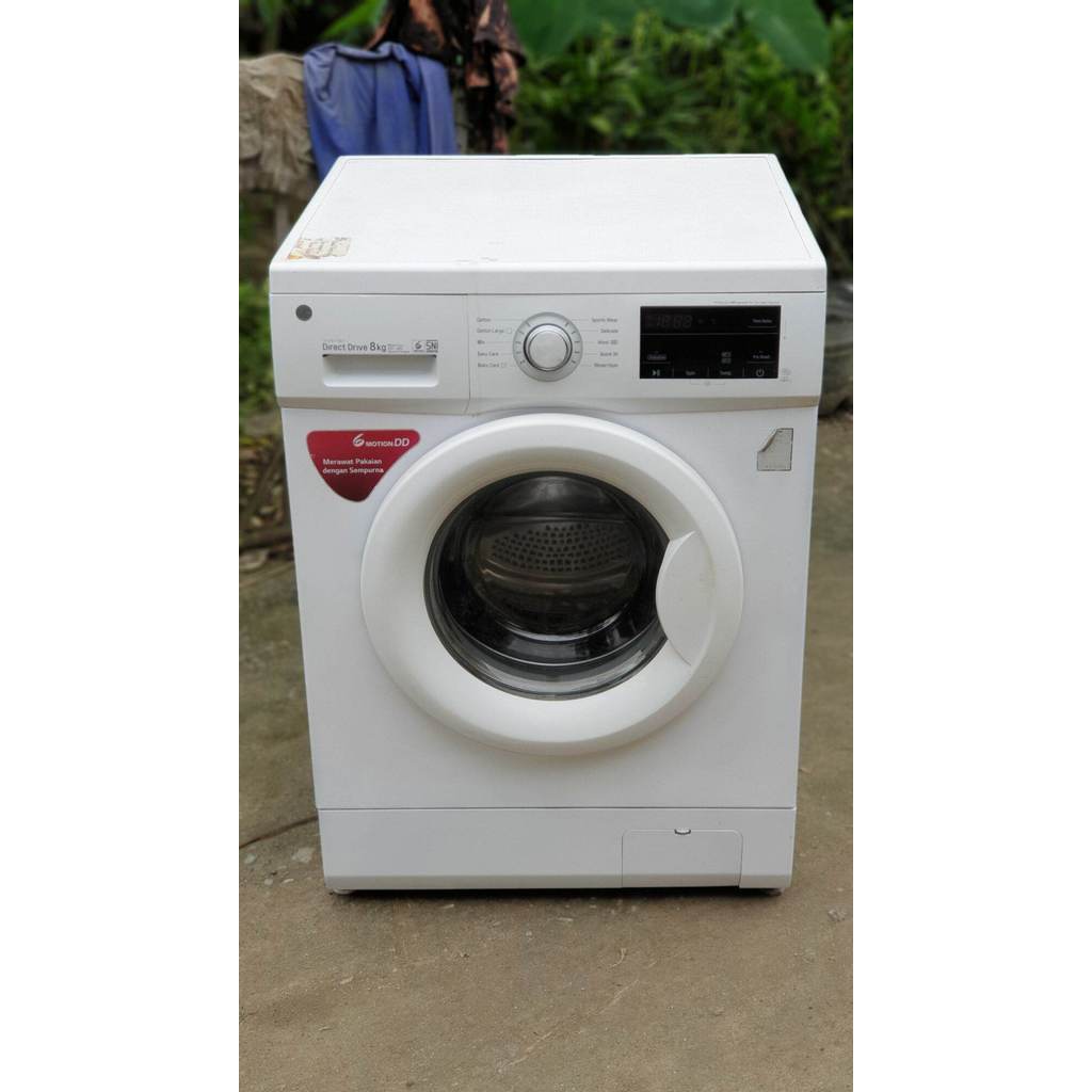 Mesin cuci frontloading LG 8 KG  inverter khusus jabodetabek