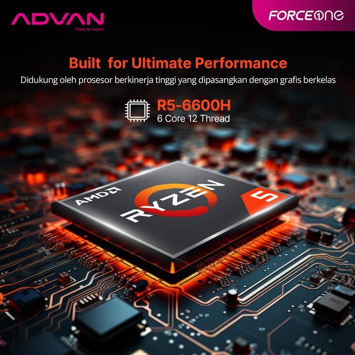 ibd3- (Free Keyboard & Mouse) Advan Force One All In One Pc Aio Amd Ryzen 5 6600H 8Gb/512Gb