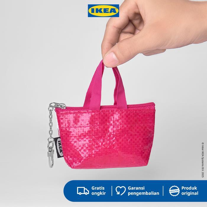 IKEA KNOLIG Gantungan Kecil Tas Serbaguna - Pink
