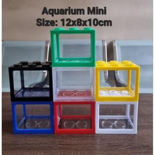 Aquarium Lego Ikan Cupang Guppy Akuarium Mini Akrilik Acrylic