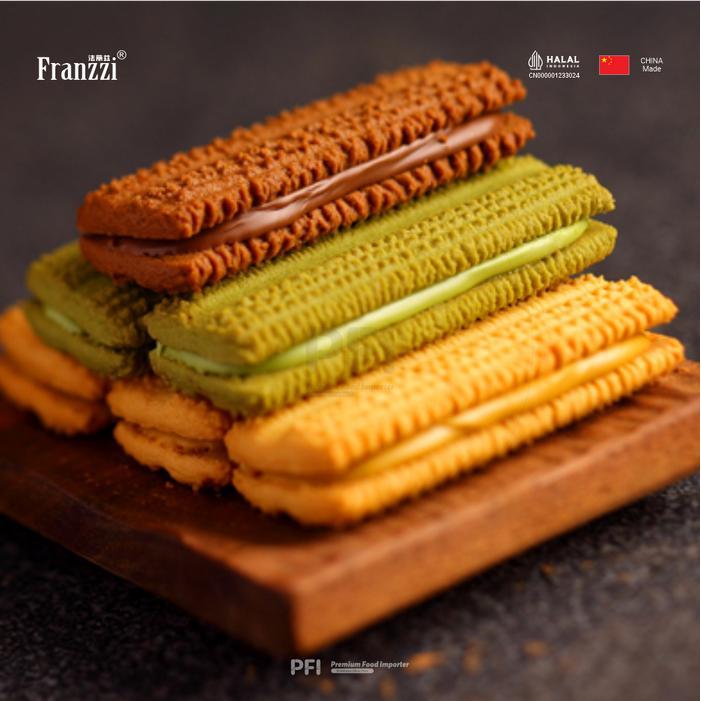 idom- Franzzi Cheese Chocolate Cookie 115Gr Box Snack