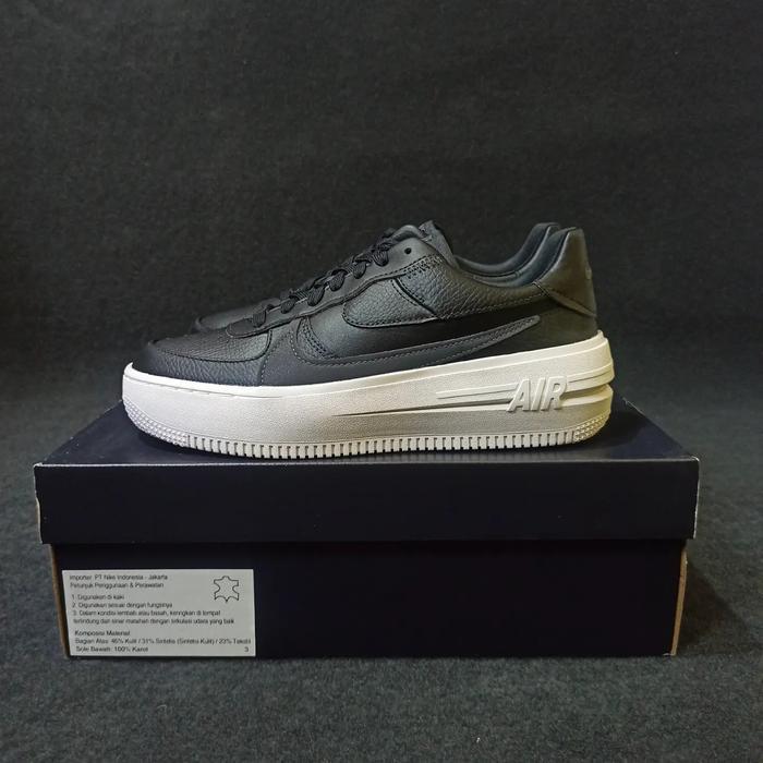 Nike Air Force 1 Plt.Af.Orm Black Black White (W) Original Bnib
