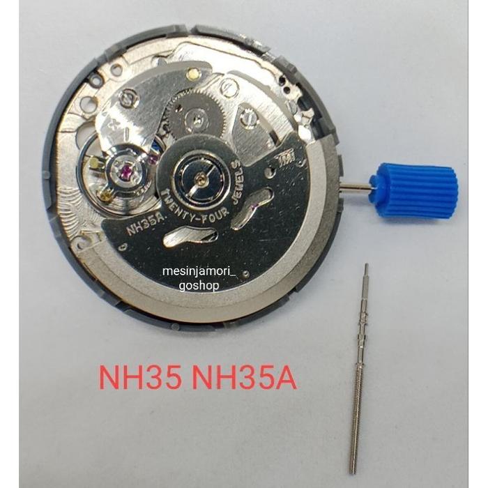 mesin NH35 NH35A Seiko 4R35 NH35 NH35A Time Module tanggal samping