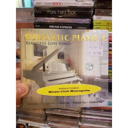 CD INSTRUMENT ROMANTIC PIANO 3 : BEAUTIFUL LOVE SONGS