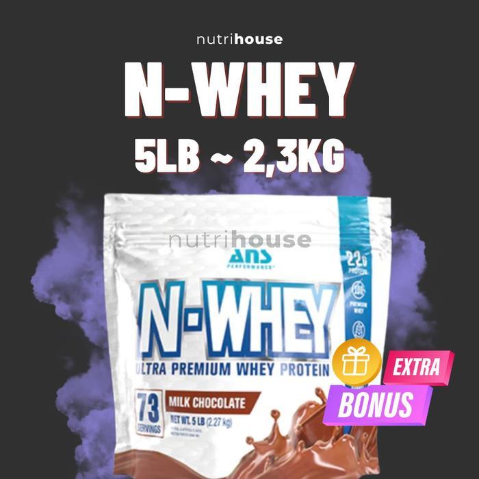 Promo Ans N Whey 5Lb Whey Protein Concentrate Hydrolized N-Whey Nwhey Nutrihouse Medan Ready