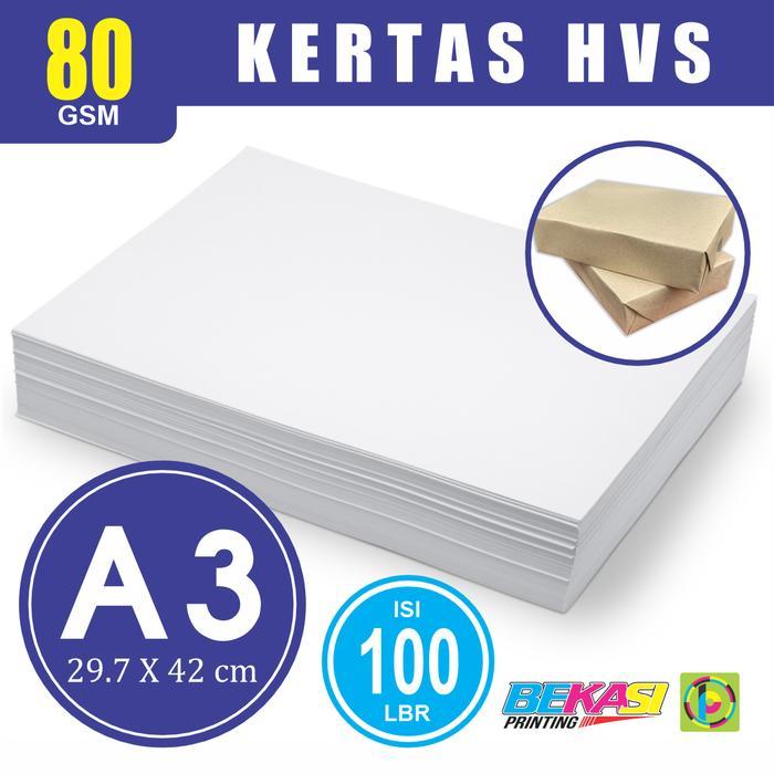 Kertas HVS A3 80 Gram - Eceran