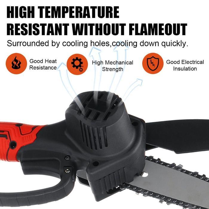 SCULPFYY GERGAJI MESIN MINI LISTRIK CORDLESS 2000W CHAINSAW MINI 6INCH CHAINSAW CORDLESS