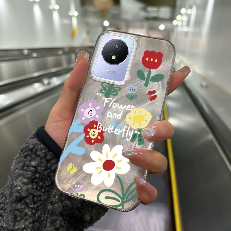 Casing Hp Untuk VIVO Y02 VIVO Y02A VIVO Y02T Case Casing HP Softcase ponsel silikon tahan jatuh tran