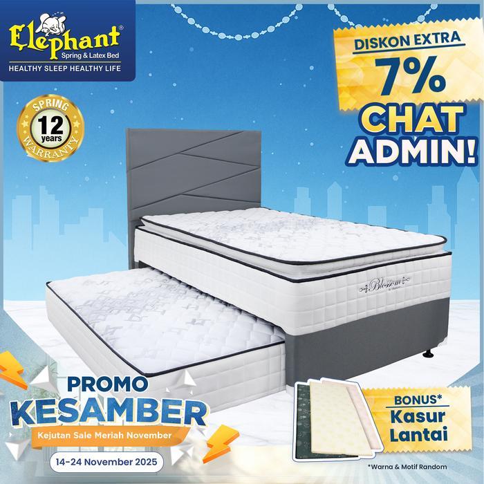 Kasur Springbed 2 In 1 Blossom Elephant