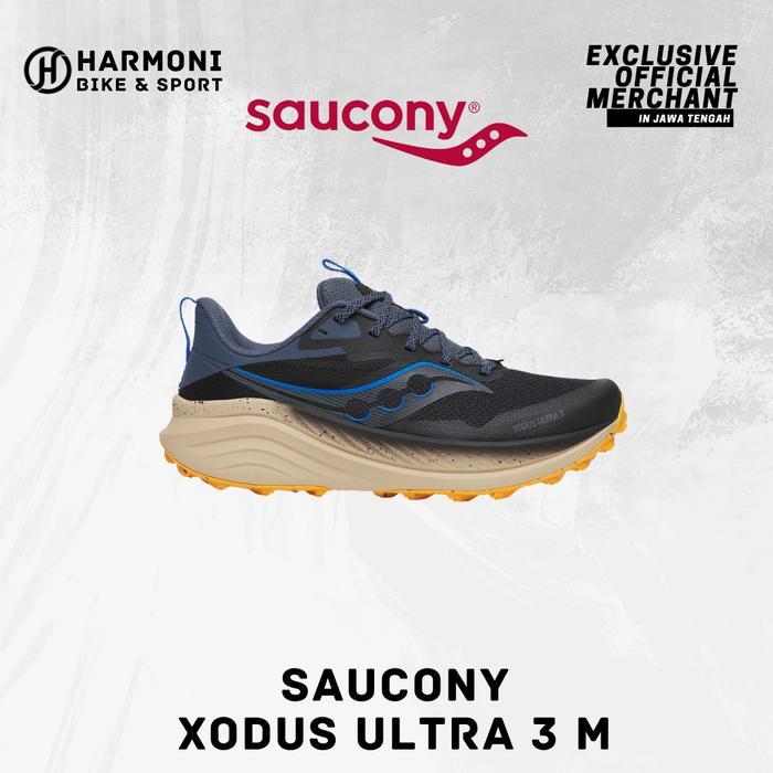 Saucony Xodus Ultra 3 Men Trail Shoes Sepatu Trail Pria