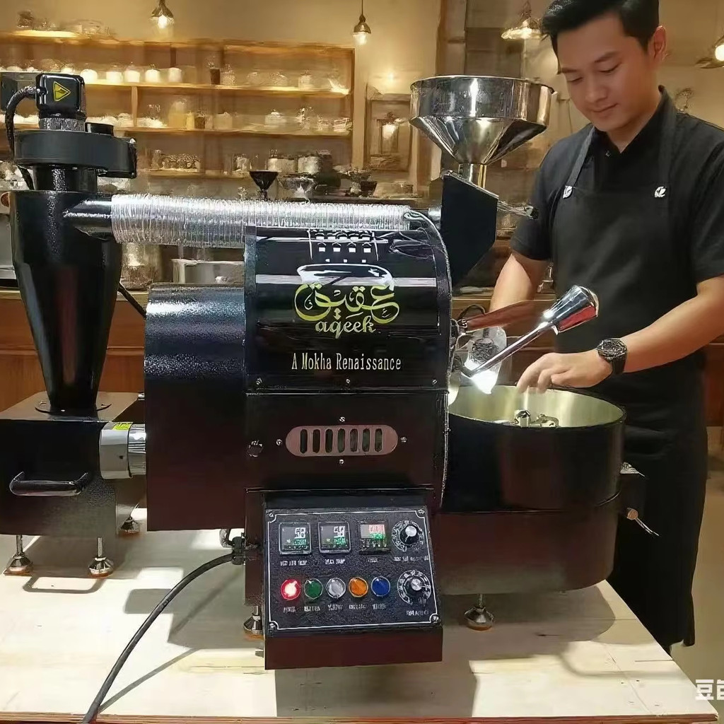 2Kg Manual Commercial Home Coffee Gas Roasting Machine Coffee Roaster For New Coffee Shop