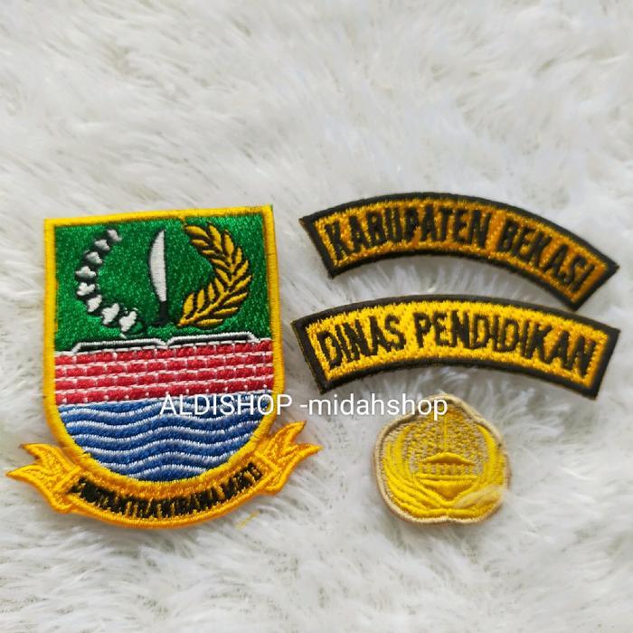 LOGO KABUPATEN BEKASI BORDIR/Dispen kab.bekasi bordir