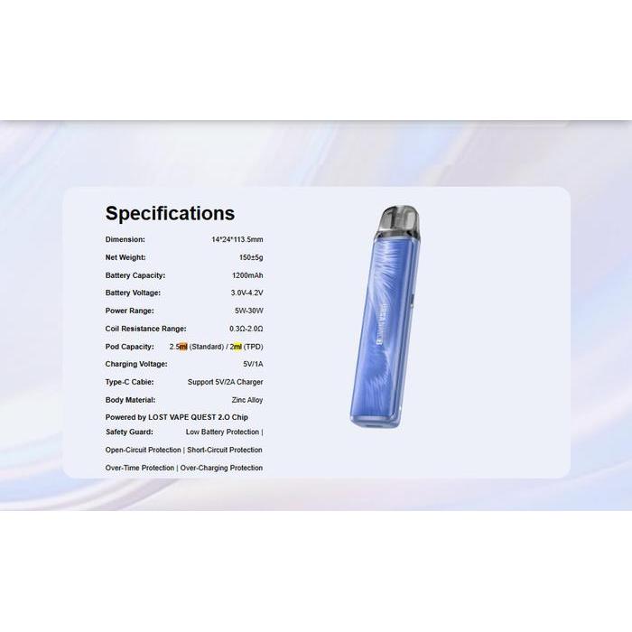 URSA NANO 3 30W 1200MAH AUTHENTIC 100%