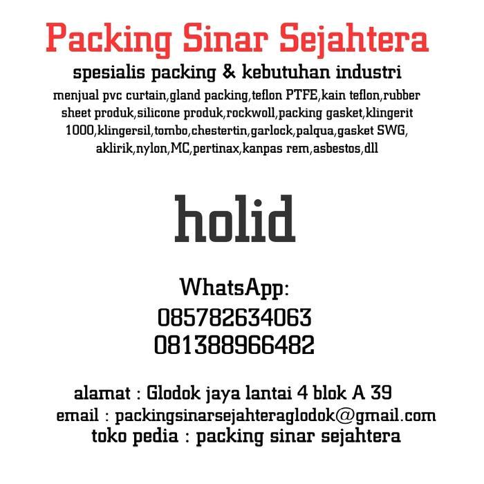 Pvc Plastik Mika Lentur Bening 0.25