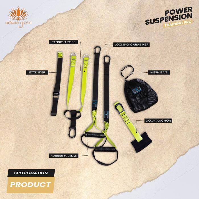 iapxh- Trx Suspension Training Fitness Yoga Workout / Alat Olahraga / Trx Pro