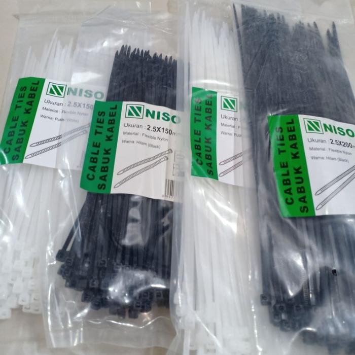 News Kabel Ties, 1pack isi 100pcs