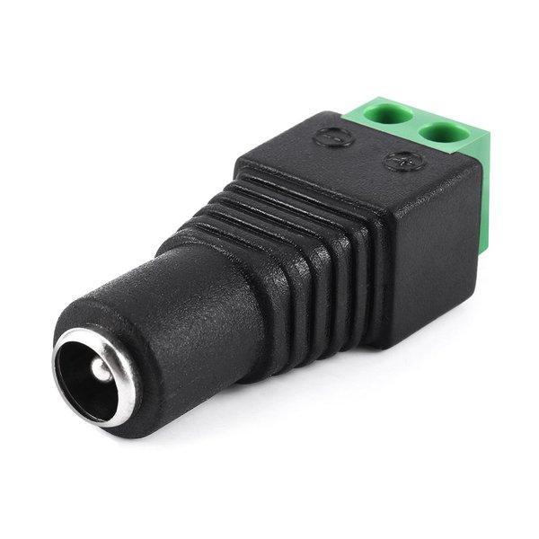 nt2iv- Konektor Cctv 1 Set Bnc Plus Jack Dc Siap Pasang / Connector 1 Camera
