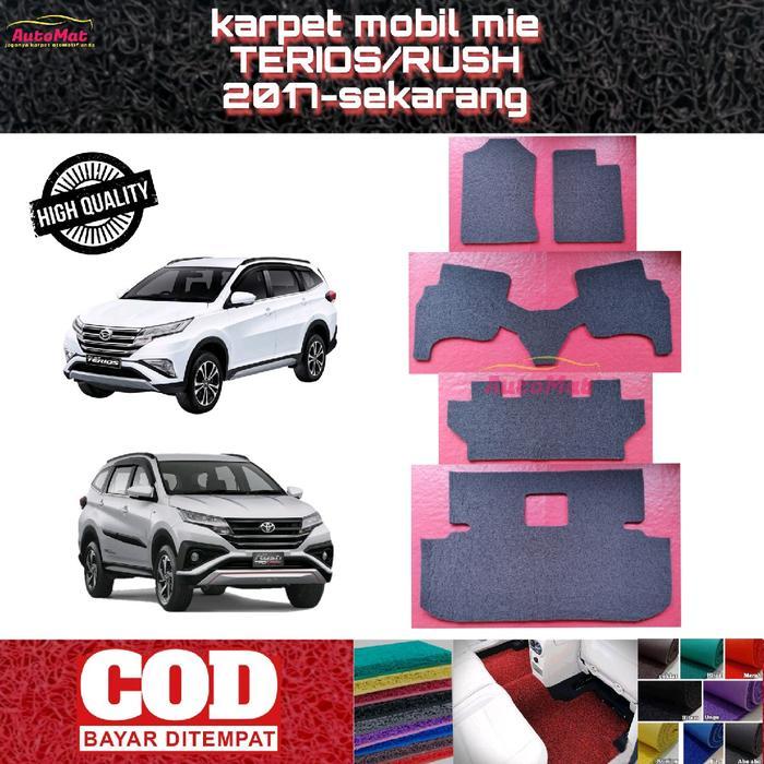 Karpet mobil mie TERIOS/RUSH 2017-2022 full bagasi Car