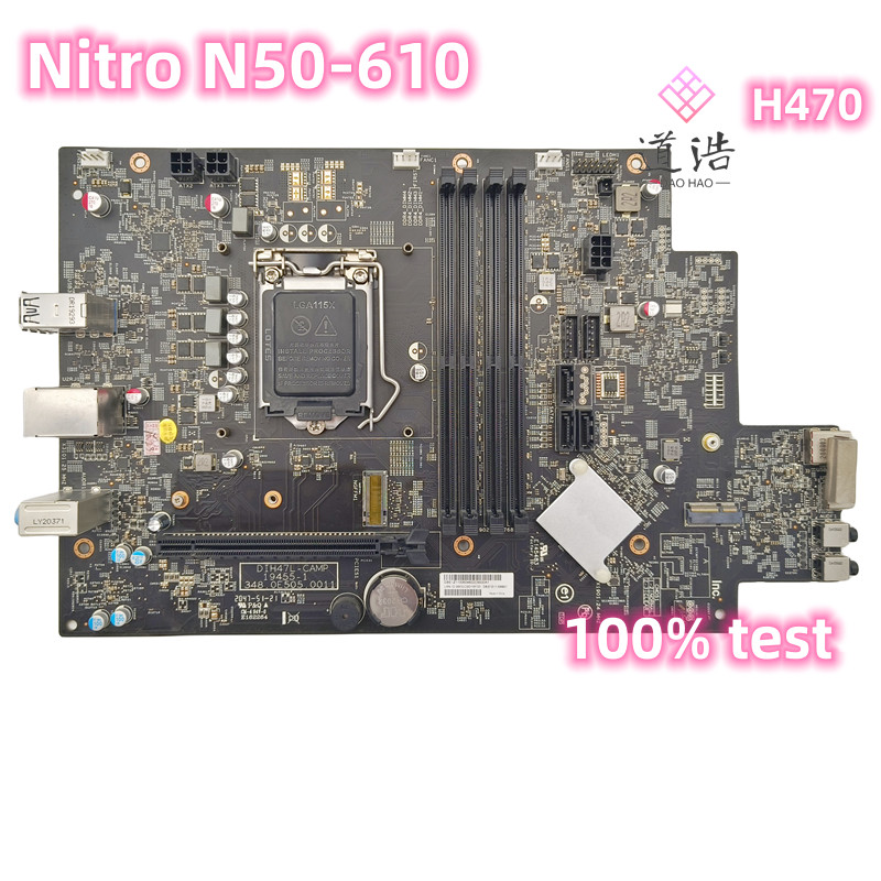 19455-1 For Acer Nitro N50-610 Desktop Motherboard Dih47L-Camp 348.0E505.0011 Ddr4 H470 Mainboard
