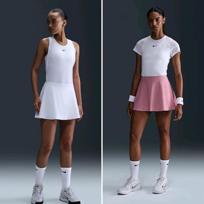 nike womens flouncy skirt tennis rok tenis padel 100% authentic