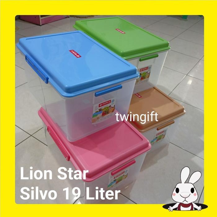 Promo Box Kedap Serbaguna, Lion Star-Silvo,(19 L).(Khusus Gojek)