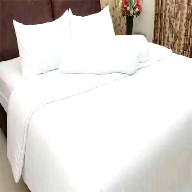 TERLARIS Bedcover Set T30 Rosewell Polos 140x200x30 Putih Tinggi 30 cm Selamat Berbelanja