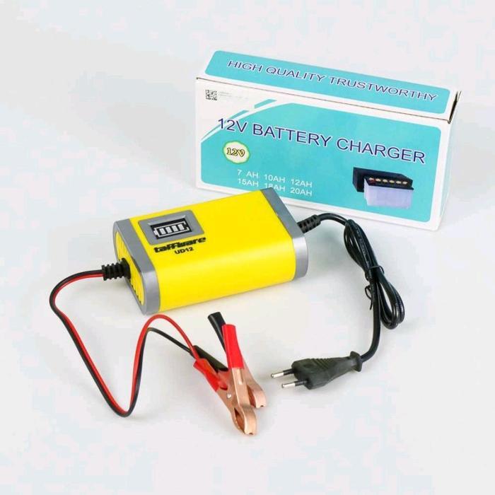 AEBDG CHARGER AKI 2A 12V MOTOR MOBIL KABEL INDONESIA CASAN AKI ACCU ALAT CAS AKI MOTOR MOBIL 12V 2A