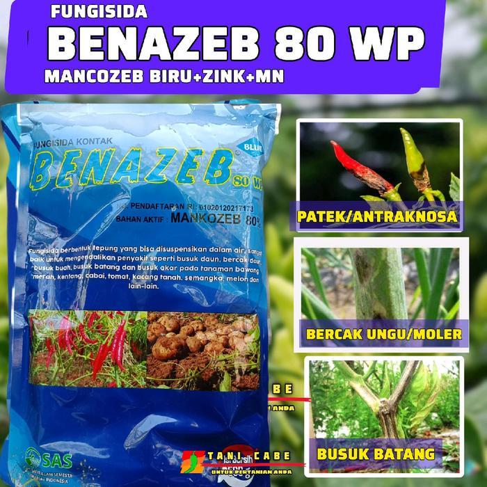 PROMO FUNGISIDA BENAZEB MANKOZEB BIRU ATASI PATEK DAN BUSUK BATANG TANAMAN