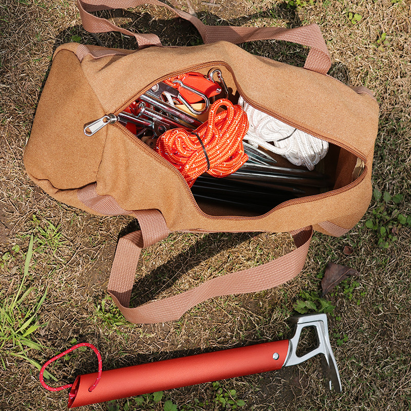 Portable Tool Organizer Bag High Wear Resistant Canvas Storage Bag Large Capacity Tool Storage Bag