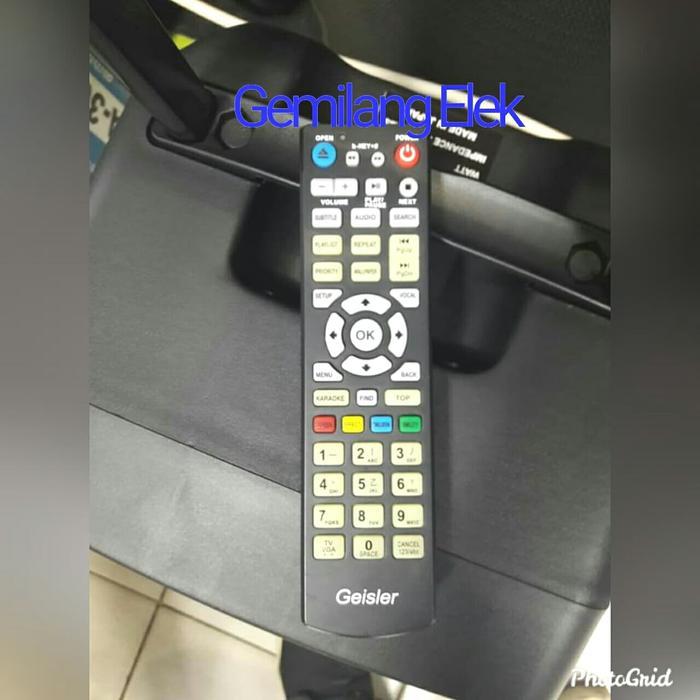 Remote Dvd Karaoke Geisler Original